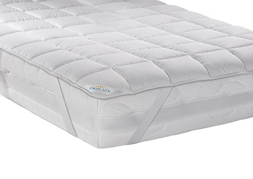 PROCAVE MICRO-COMFORT Matratzenschoner 80x200cm mit 4 Eckgummis | Soft Touch | Microfaser | Unterbett | Matratzenauflage | Schonbezug - 1